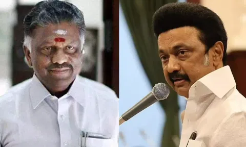 O Panneerselvam and CM MK Stalin