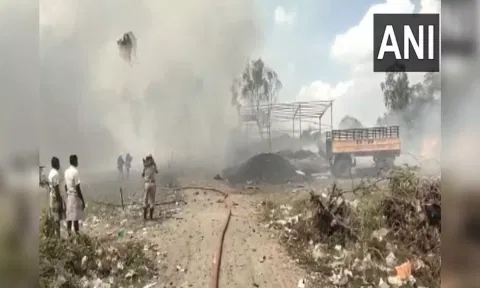 Visuals from the spot on Monday (Photo/ANI)