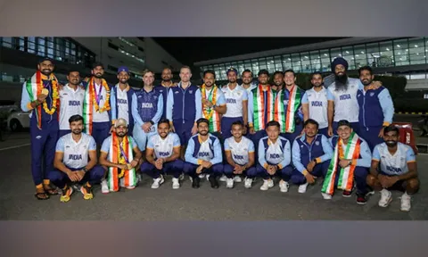 The Indian men's hockey team which won the gold. (Photo- HI Media)