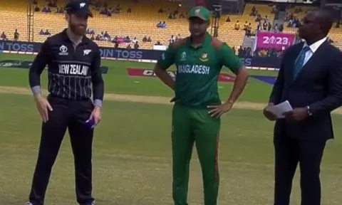 Visuals from the toss (X)