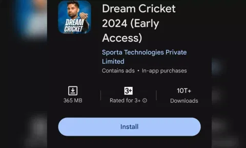 Dream Game Studios, the parent company of Dream11, has launched its first cricket mobile game, Dream Cricket 2024 (Photo: IANS)