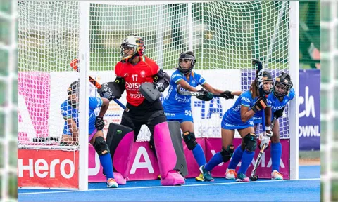 Indian women's hockey team goalkeeper Bichu Devi Kharibam (ANI)