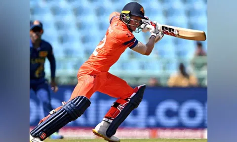 Sybrand Engelbrecht (Photo: Cricket Netherlands/ Twitter)
