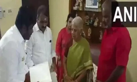 BJP leaders L Murugan and K Annamalai (ANI)