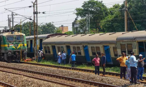 Visuals from the spot (Photo: PTI)