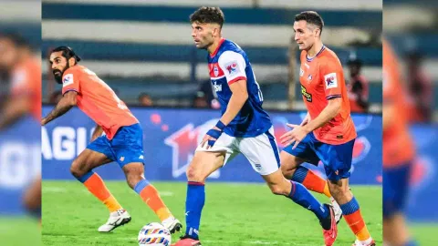 Players in action