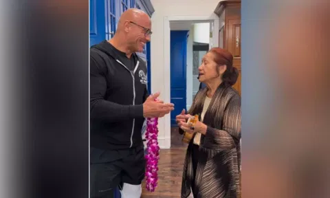 Luckiest son on earth: Dwayne Johnson sings to mom on her 75th birthday