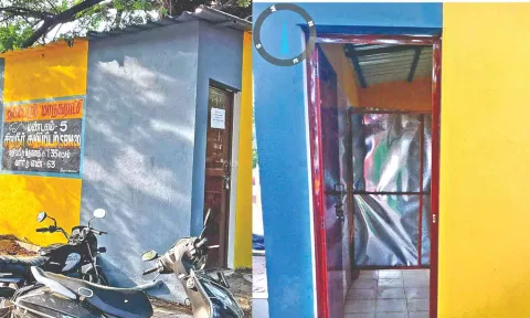 The toilet near Tambaram railway station is now open for public use (Before and after picture)