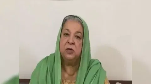 PTI leader Yasmin Rashid (Image: X/@PakistanTehreek-e-Insaf)