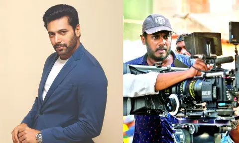 Actor Jayam Ravi and filmmaker Karthik Thangavel&nbsp;