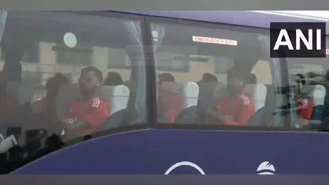 Team India arrive at Wankhede (Photo/ANI)