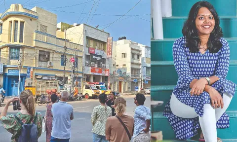 Visuals from previous walk; Ashmitha Athreya, head of operations, Madras Inherited