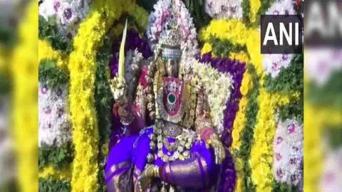 Procession carried out at Arunachaleswarar Temple ahead of Karthigai Deepam (Photo/ANI)