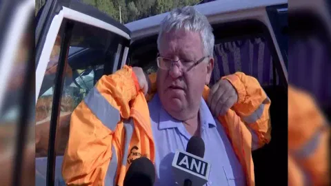 Chris Cooper, micro tunnelling expert (Photo/ANI)