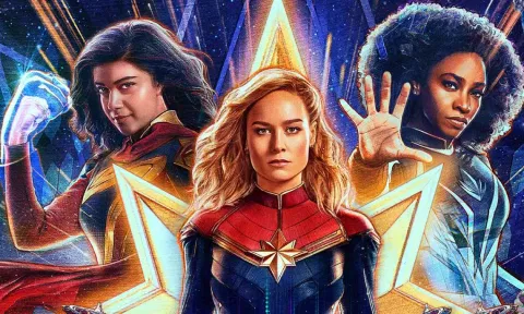 Poster of 'The Marvels' (Marvel Studios)