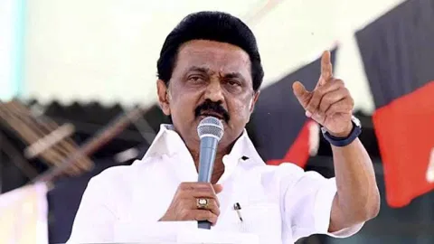 &nbsp;Chief minister MK Stalin