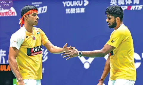 Satwiksairaj Rankireddy and Chirag Shetty