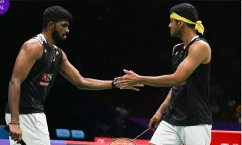Satwiksairaj Rankireddy and Chirag Shetty (ANI)