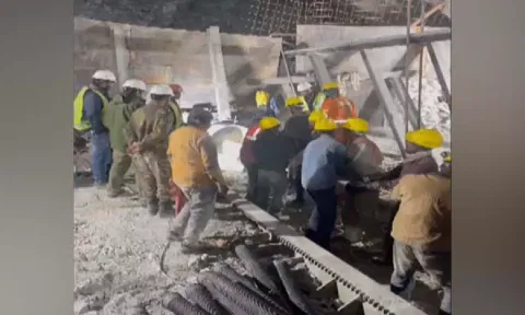 Rescue operation continues at Silkyara Tunnel collapse site&nbsp;