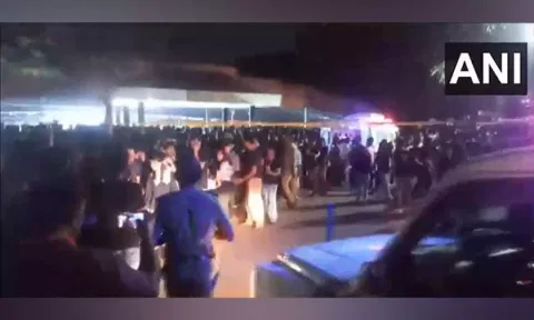 Visuals from spot after the incident. (Photo: ANI)