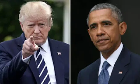 &nbsp;Donald Trump; Barack Obama