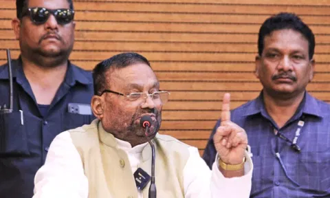 &nbsp;Samajwadi Party (SP) National General Secretary Swami Prasad Maurya (IANS)