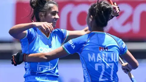 &nbsp;Indian junior women’s hockey team (IANS)