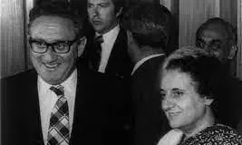 &nbsp;Henry Kissinger and  Indira Gandhi (IANS)