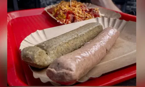 vegan sausage. AP