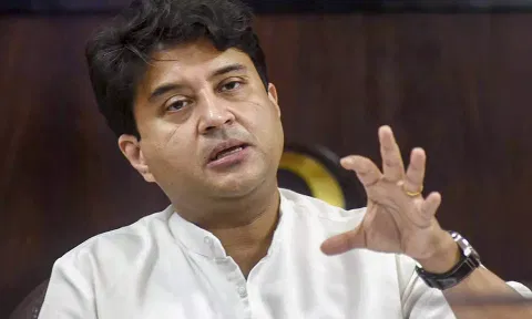 &nbsp;Union minister Jyotiraditya Scindia (PTI)&nbsp;