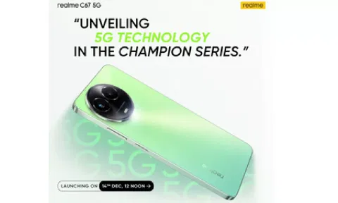 &nbsp;realme C67 5G (Photo: IANS)&nbsp;