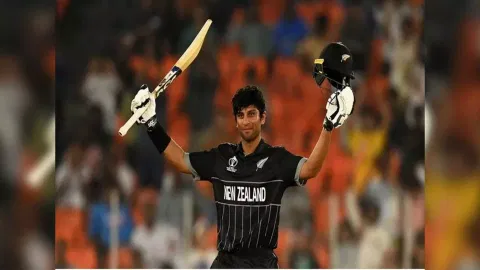 Rachin Ravindra. (Photo- ICC Twitter)