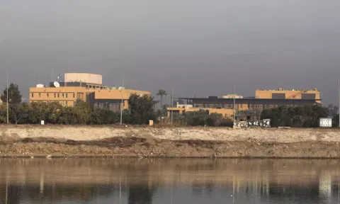 &nbsp;US embassy in Iraq (Photo: AFP)