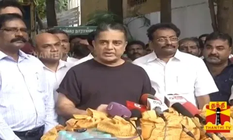 Actor and MNM founder Kamal Haasan