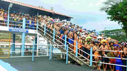 Still from Sabarimala pilgrimage