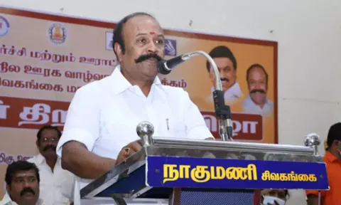 State cooperative minister K R Periyakaruppan (Image: X)