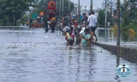 Varadharajapuram residents seek permanent solution to flooding