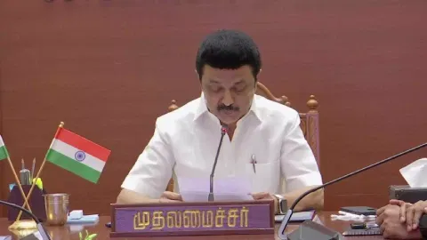 Chief Minister M K Stalin