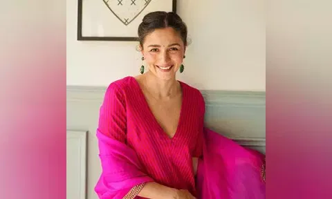 Alia Bhatt glows in pink as she shares pictures from her friend's wedding festivities