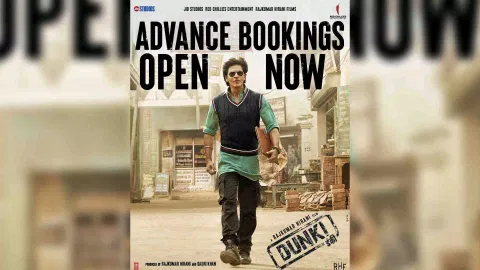 Advance booking has been opened for his upcoming movie "Dunki" (Photo/X)