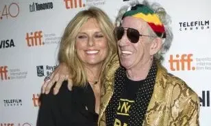 &nbsp;Keith Richards and his wife Patti Hansen