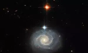 Hubble Telescope images galaxy with ‘forbidden’ light