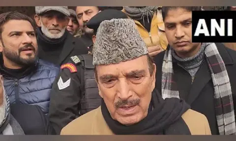 Former J&amp;K CM Ghulam Nabi Azad (ANI)&nbsp;