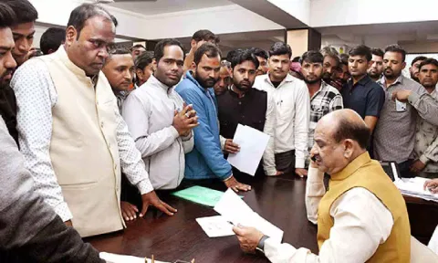 Lok Sabha Speaker Om Birla met the general public at Bundi (X/ombirlakota)