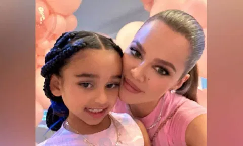 Khloe Kardashian with her niece (Instagram/khloekardashian)&nbsp;