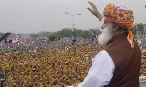 Pakistan’s Jamiat Ulema-e-Islam-Fazl (JUI-F) Chief Maulana Fazlur Rehman (IANS)