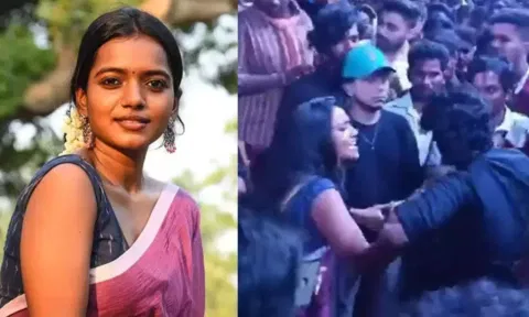 VJ Aishwarya Ragupathi; screengrab from the video