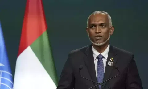 Maldives President Muizzu (AP)