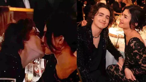 Timothee Chalamet and Kylie Jenner&nbsp;
