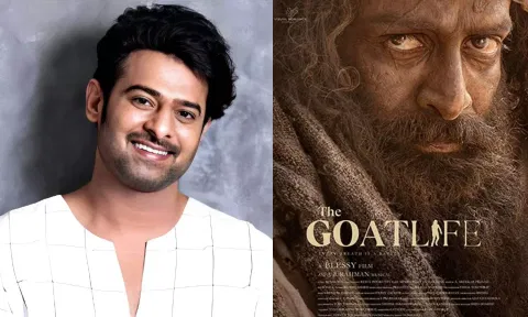 Prabhas; Poster of 'Goat Life' (X&nbsp;